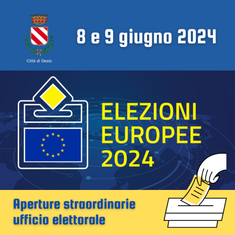 Elezioni Europee 2024 / Aperture straordinarie ufficio elettorale