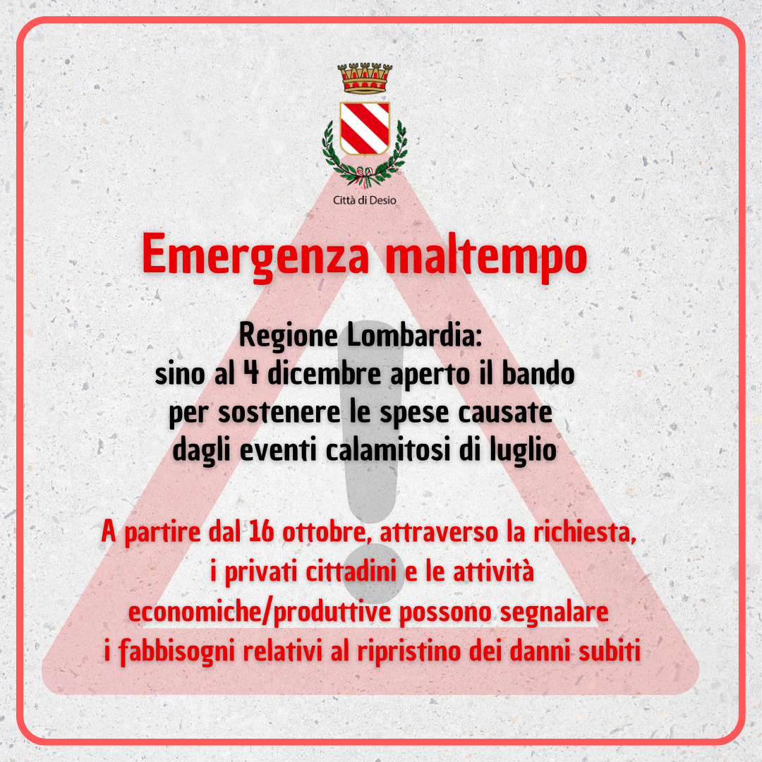 EMERGENZA 19 OTT