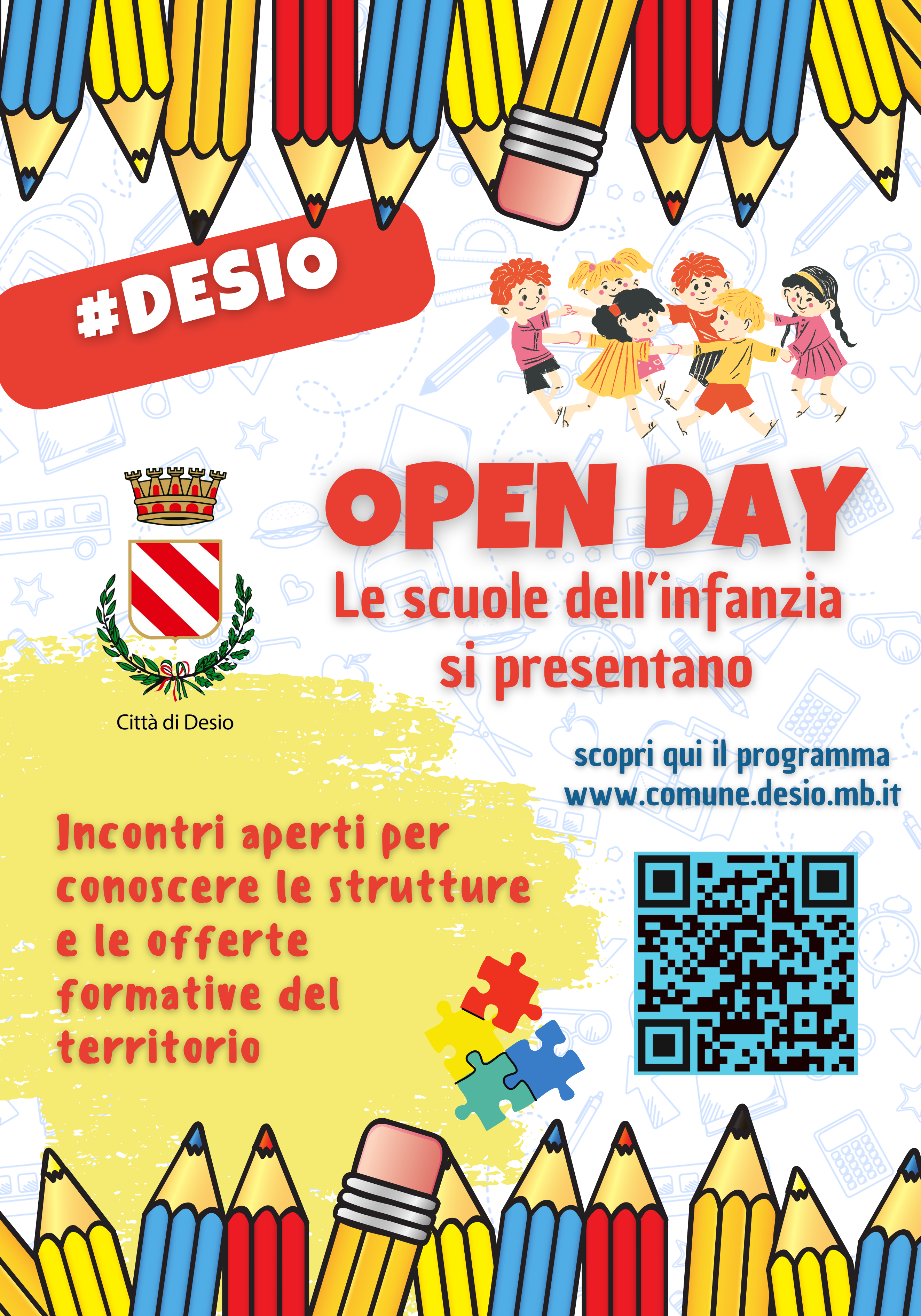 Open day 2024/25, le Scuole dell’Infanzia si presentano