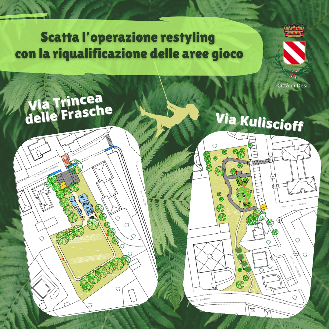 Via Trincea delle Frasche e via Kuliscioff, scatta l’operazione restyling con la riqualificazione delle aree gioco