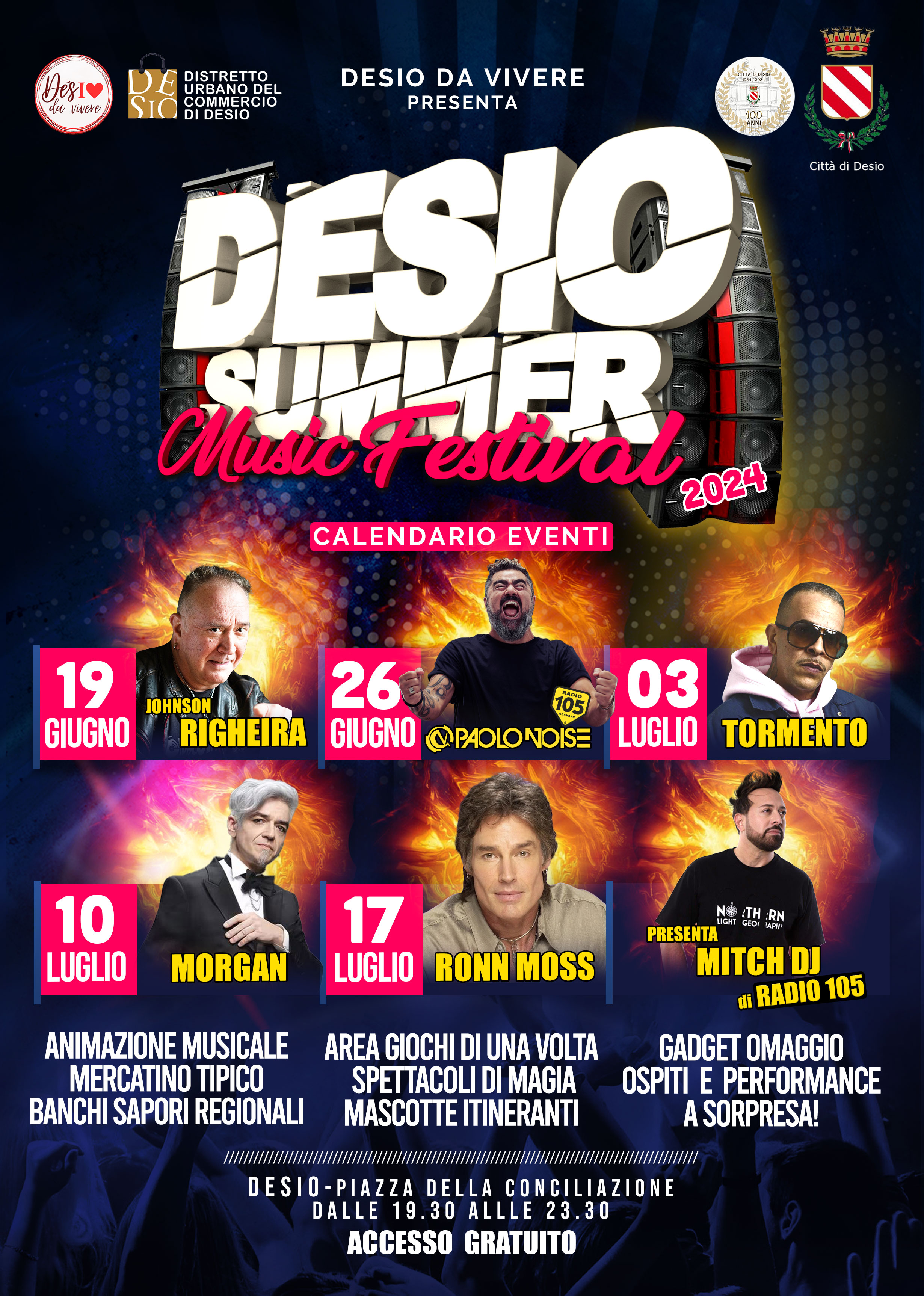 Locandina Desio Summer 2024