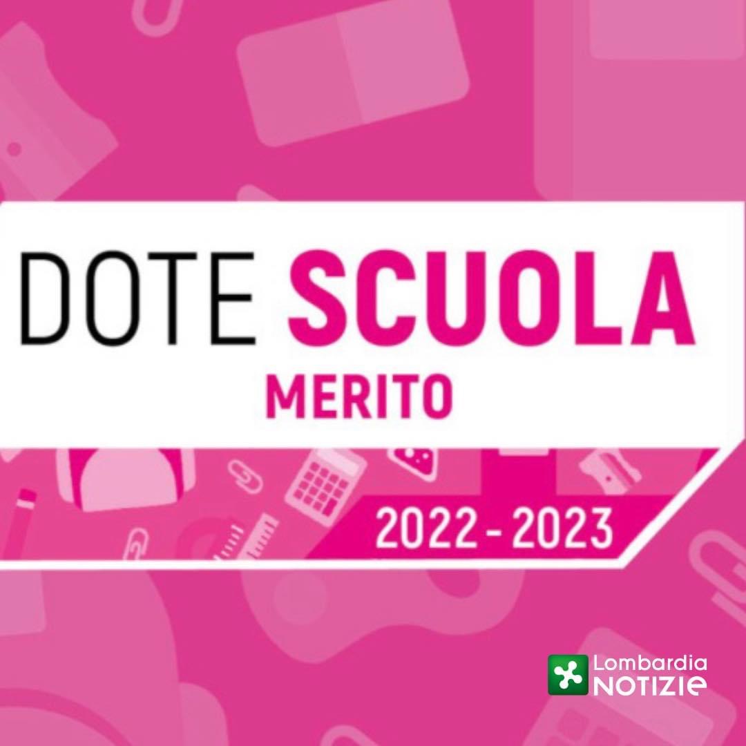 Dote Scuola - Merito: domande entro il 19 gennaio