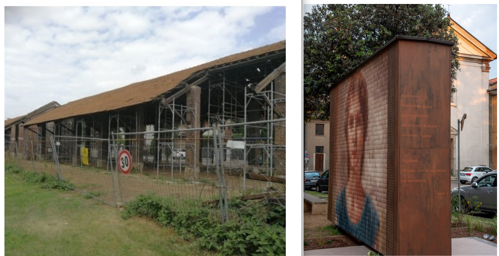 Tettoia Ex Gavazzi e area verde di Piazza Santa Maria