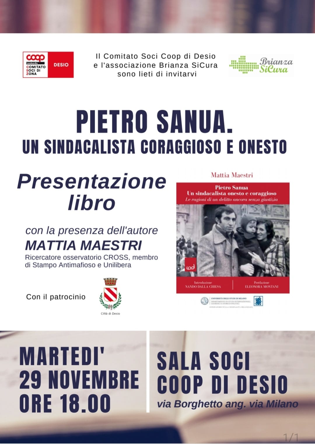 BRIANZA SICURA_PRESENTAZIONE LIBRO