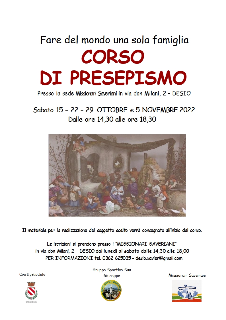 corso presepe formato