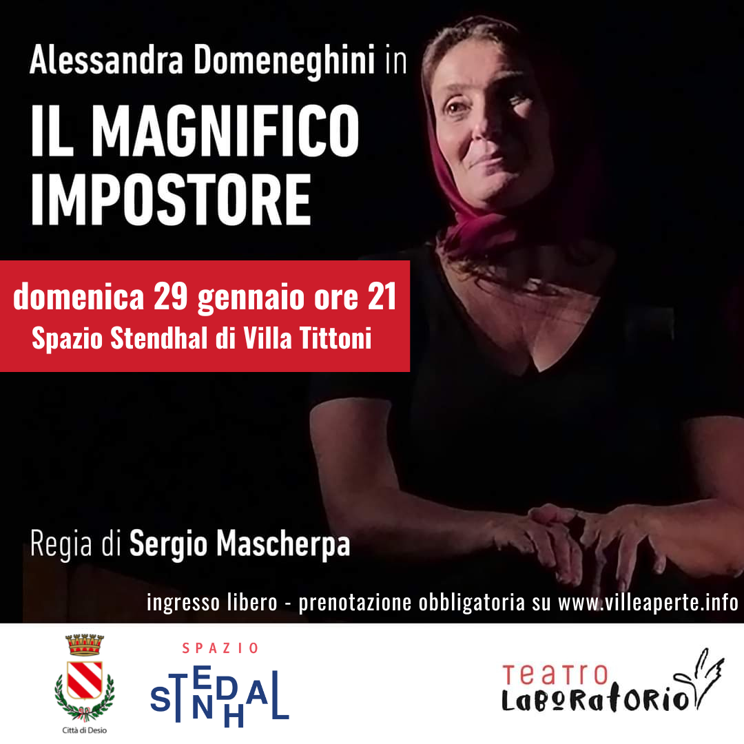 domenica 29 gennaio ore 21 Spazio Stendhal di Villa Tittoni