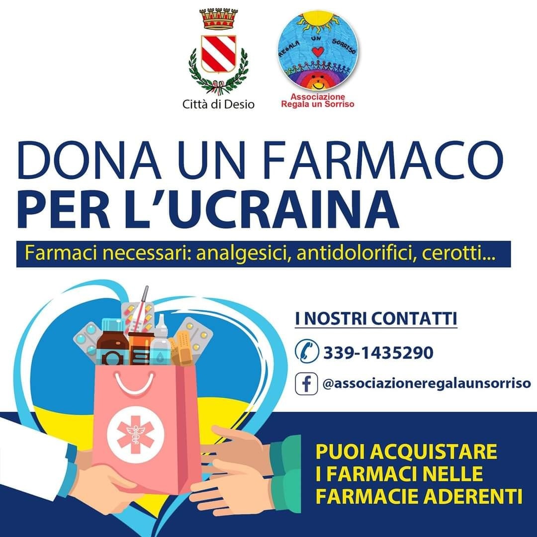 Dona un farmaco per l'Ucraina!