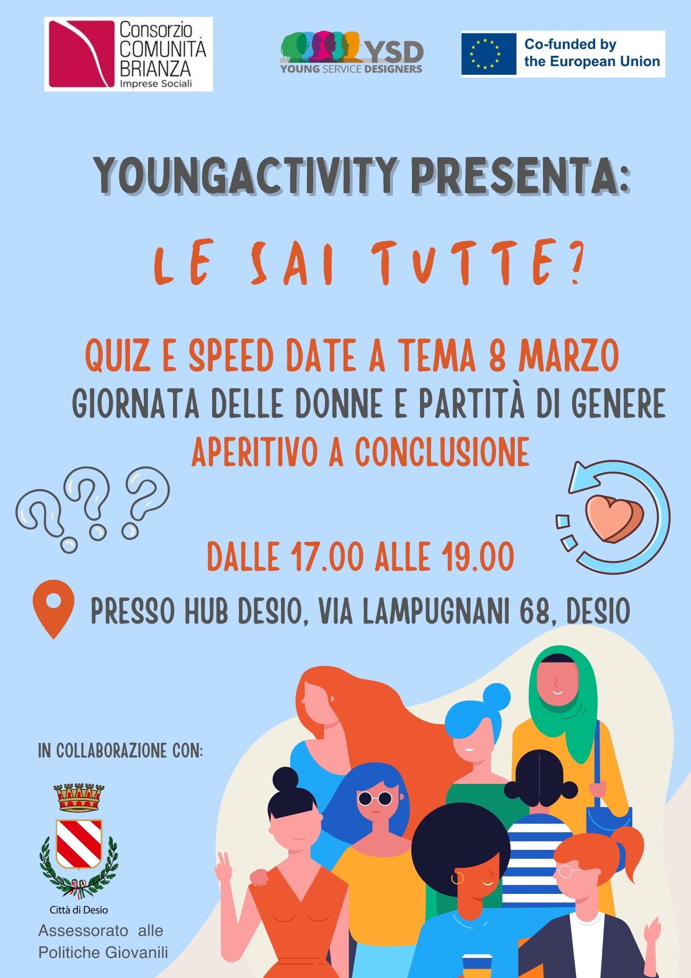 Evento Youngactivity 8 marzo