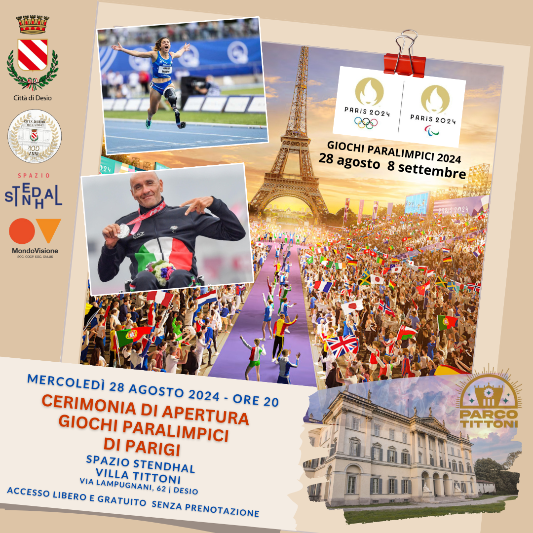 Cerimonia di apertura Giochi Paralimpici di Parigi 2024. In diretta dallo spazio Stendhal – Mercoledì 28 agosto ore 20.00