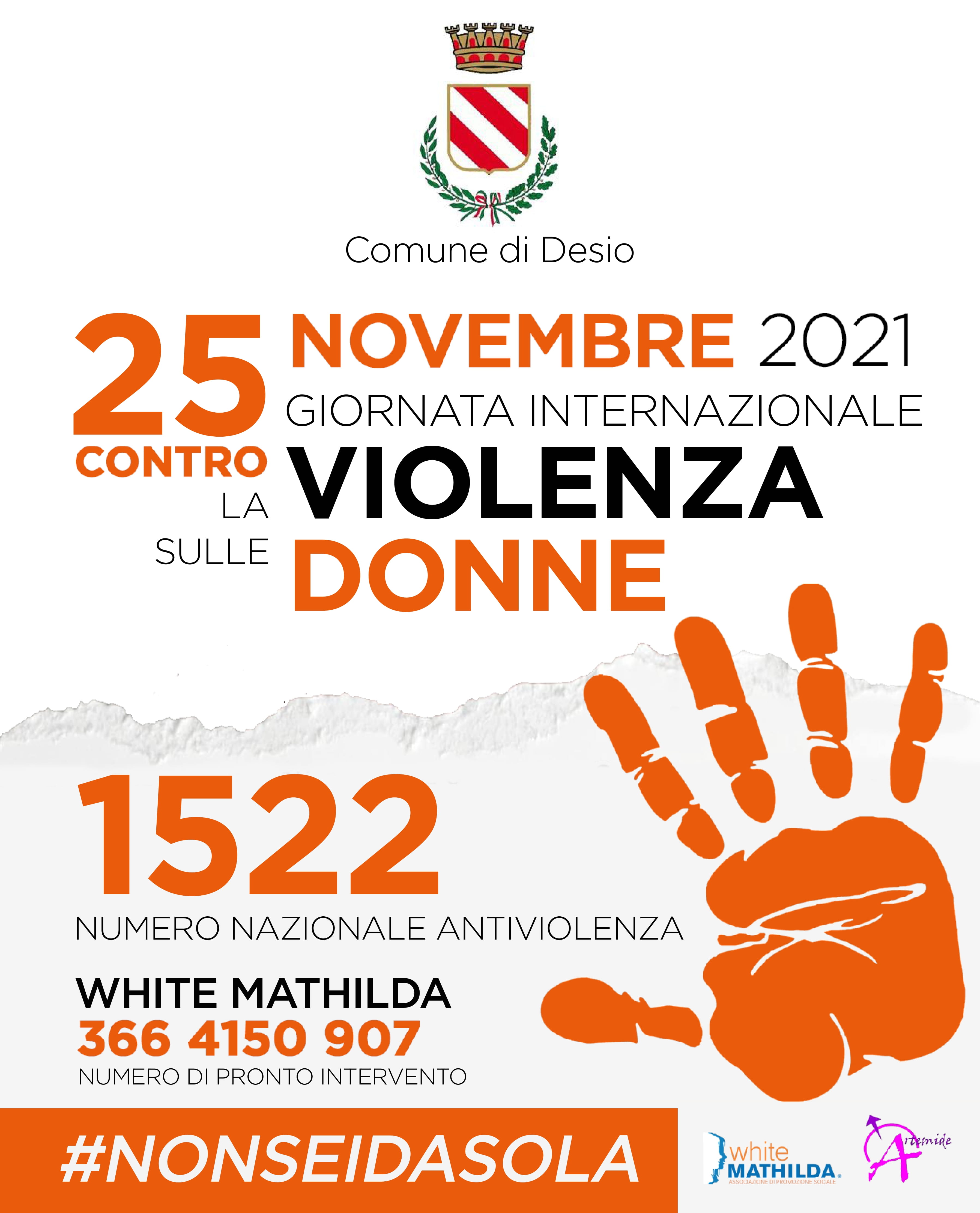 Desio dice no alla violenza contro le donne