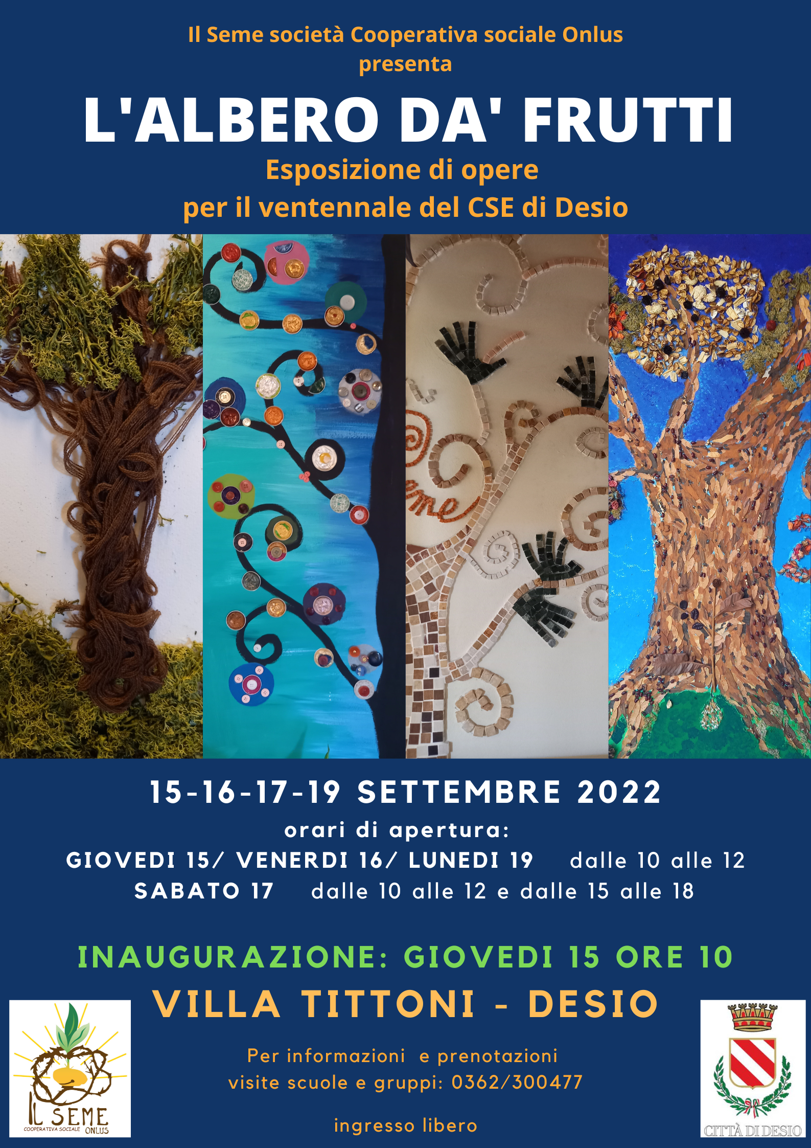 locandina mostra settembre IL SEME