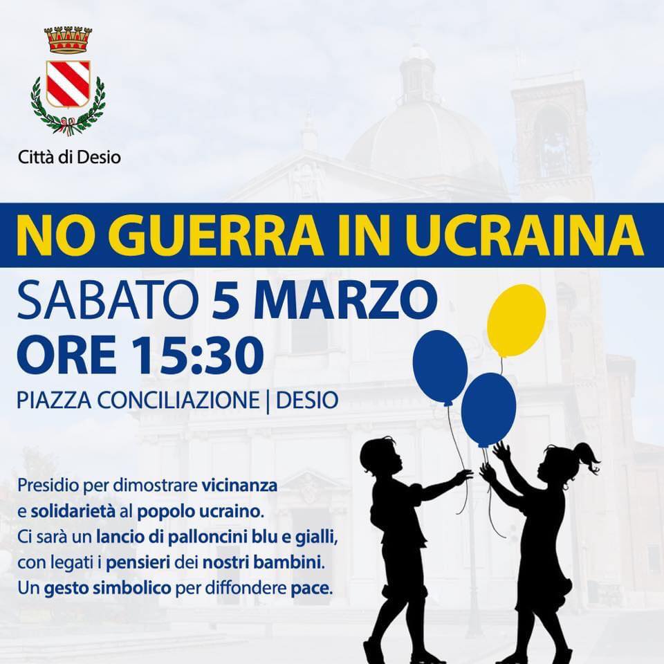 no guerra in ucraina 5 marzo 2022 desio