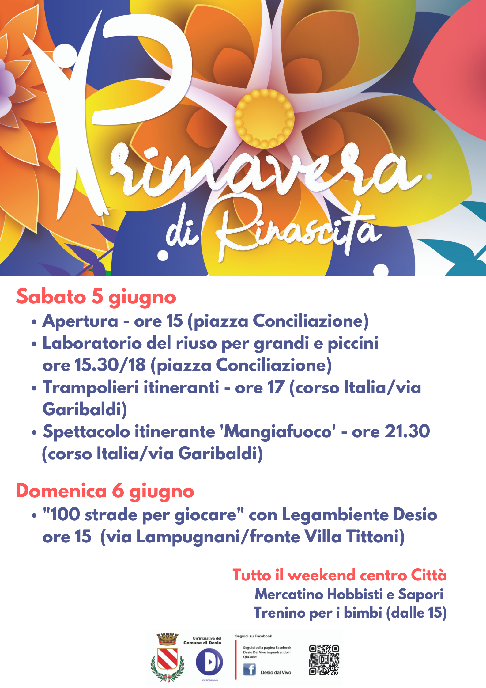 primavera di rinascita 5 - 6 giugno desio