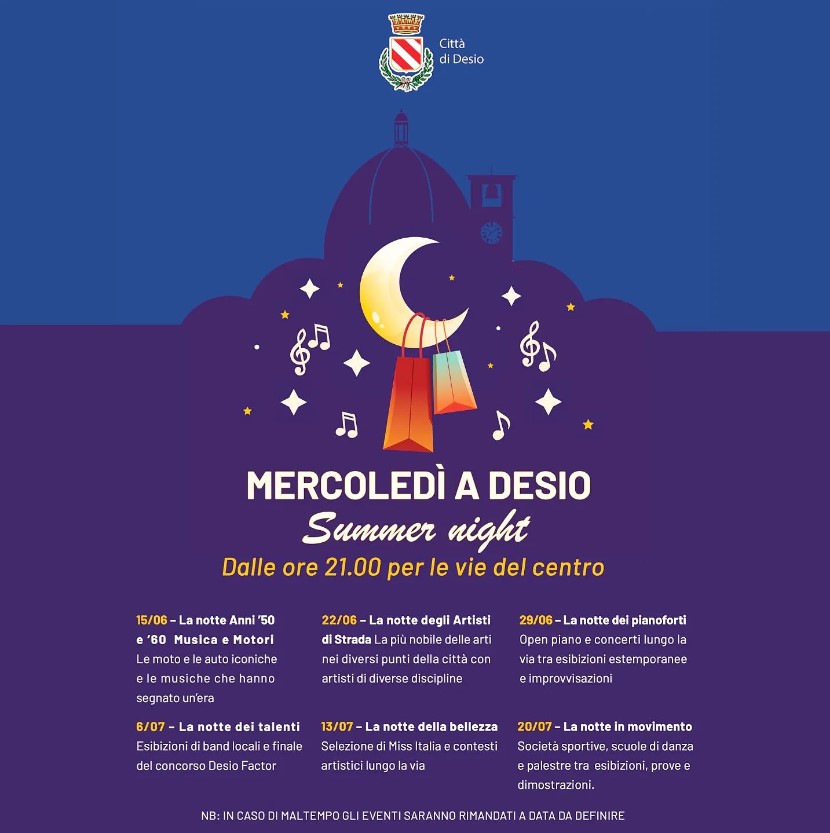 summer night 2022 - Desio