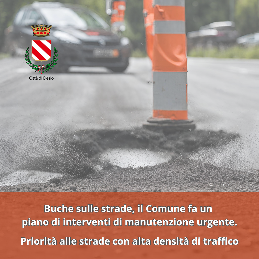 Buche sulle strade, il Comune fa un piano di interventi di manutenzione urgente. Priorità alle strade con alta densità di traffico