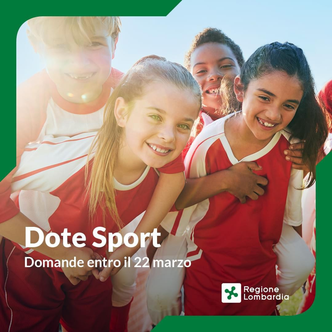 Dote Sport 2023 (anno sportivo 2023/2024): domande dal 22 febbraio al 22 marzo