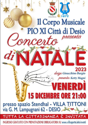Concerto di Natale del Corpo Musicale Pio XI