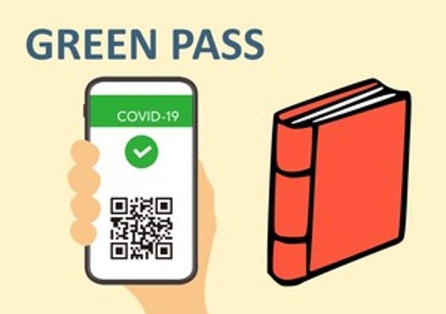 Biblioteca civica: dal 6 agosto 2021 l’accesso consentito solo con Green Pass