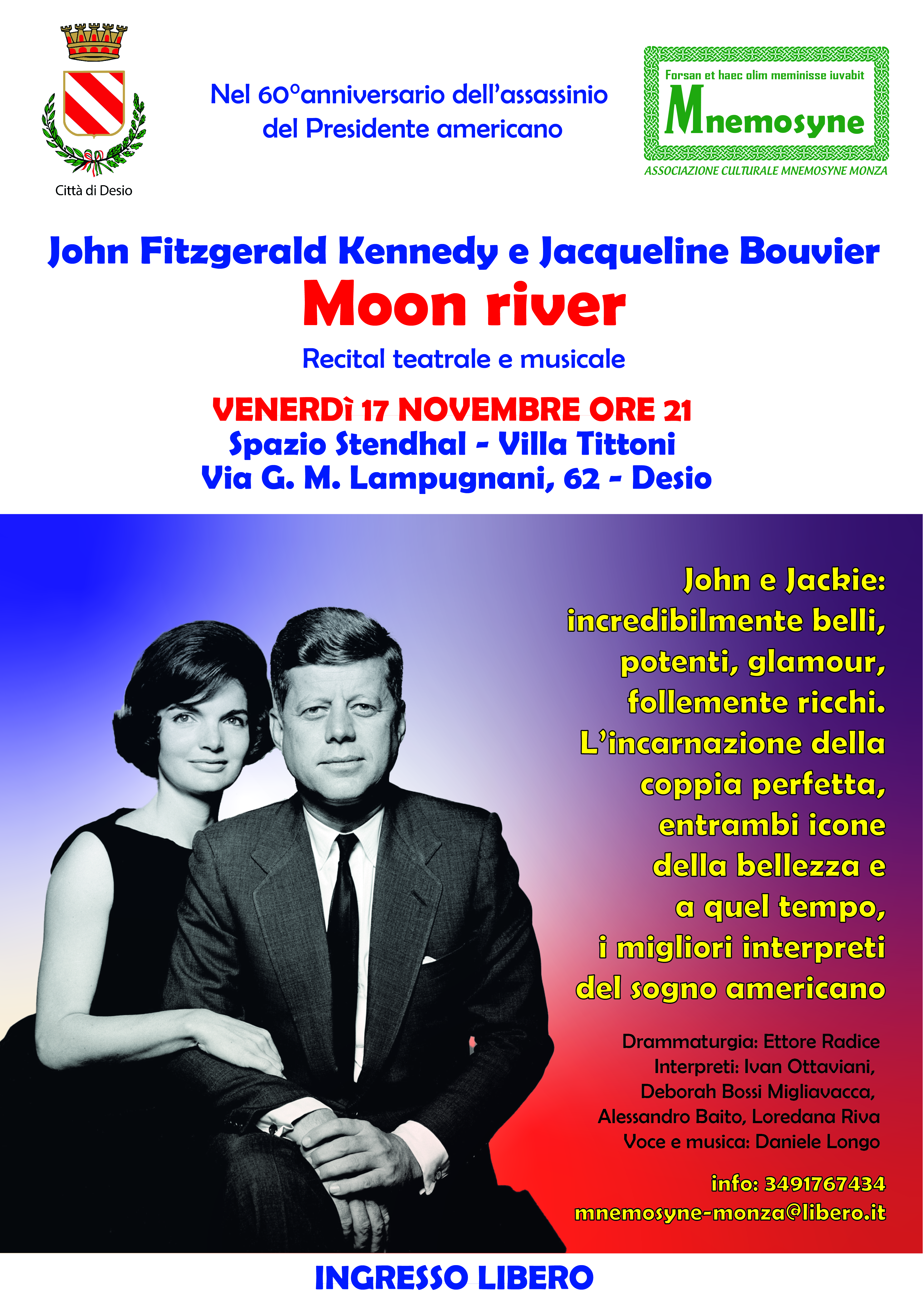 John Fitzgerald Kennedy e Jacqueline Bouvier Moon river