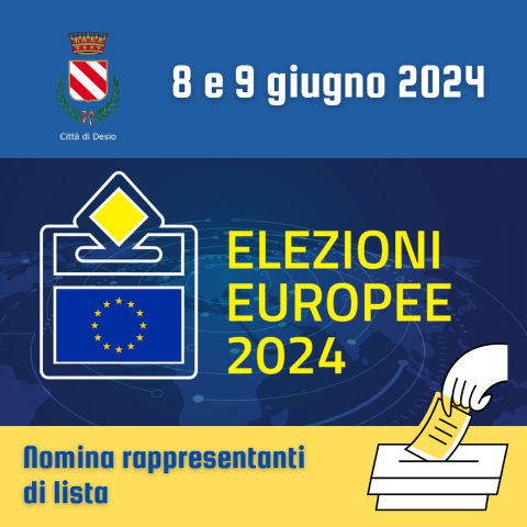 Elezioni Europee 2024, nomina dei rappresentanti di lista
