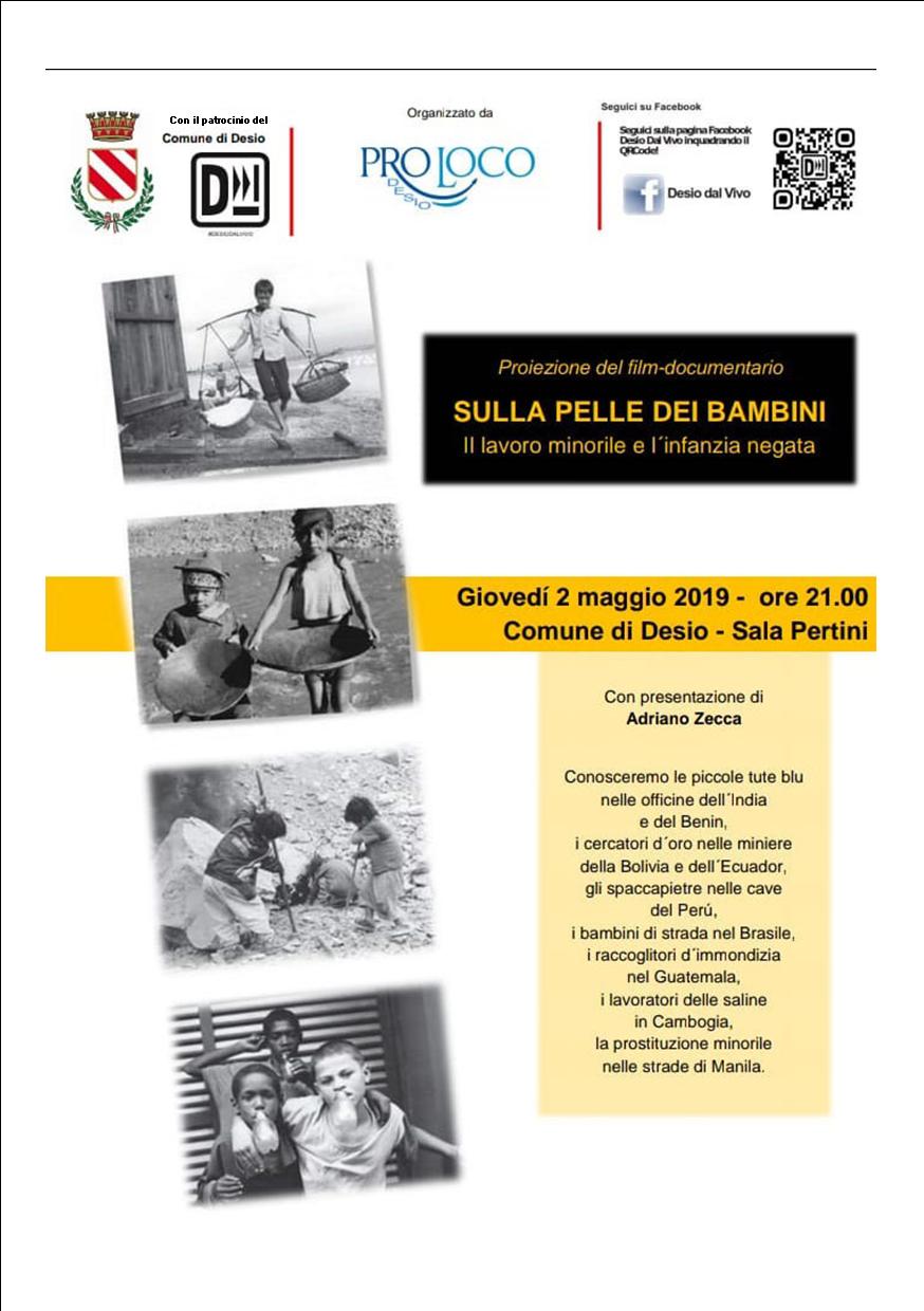 Sulla pelle dei bambini, un'infanzia negata