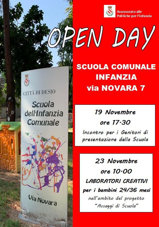 Open Day scuola infanzia 