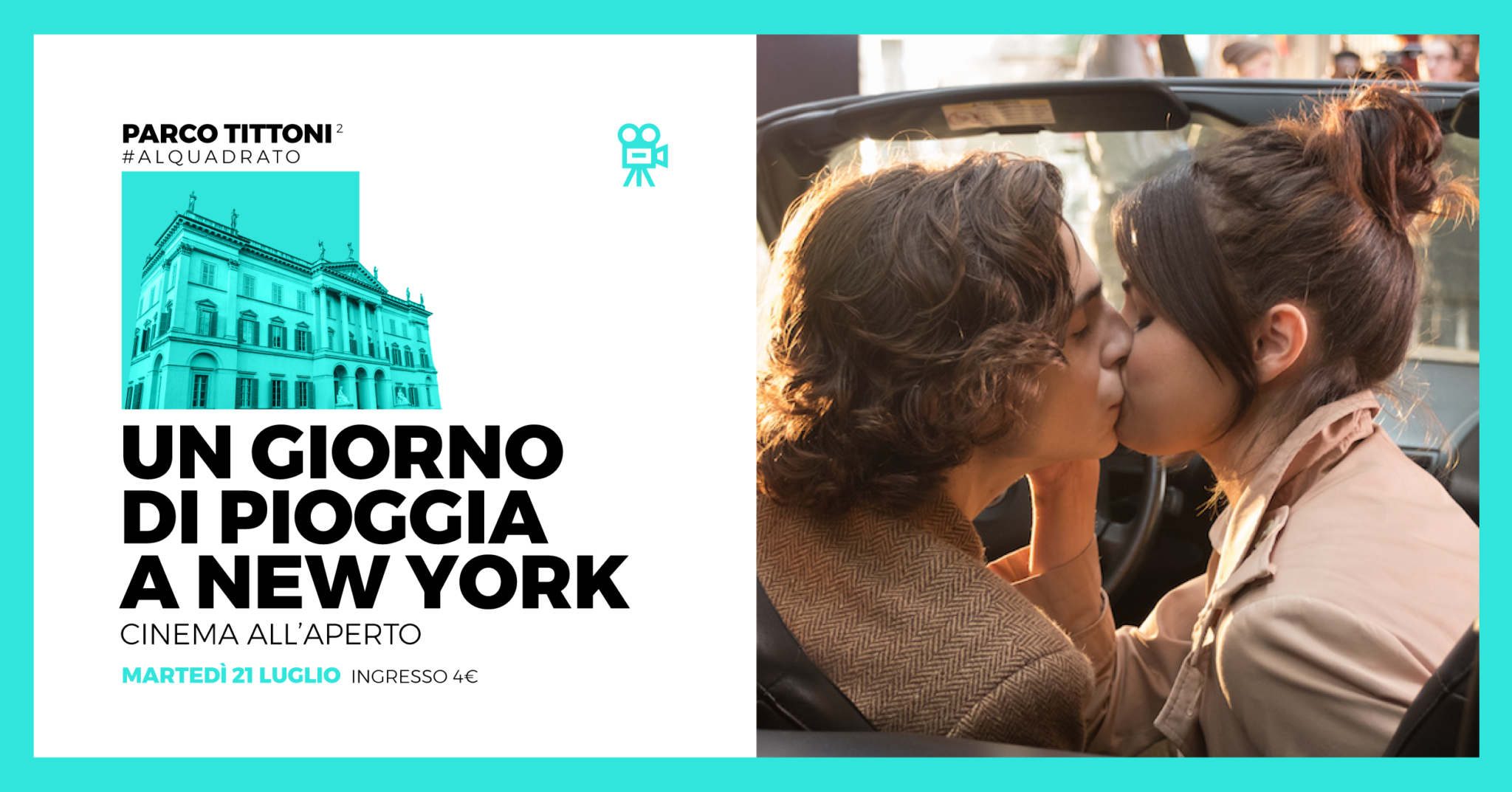  Cinema all’aperto - Un giorno di pioggia a New York