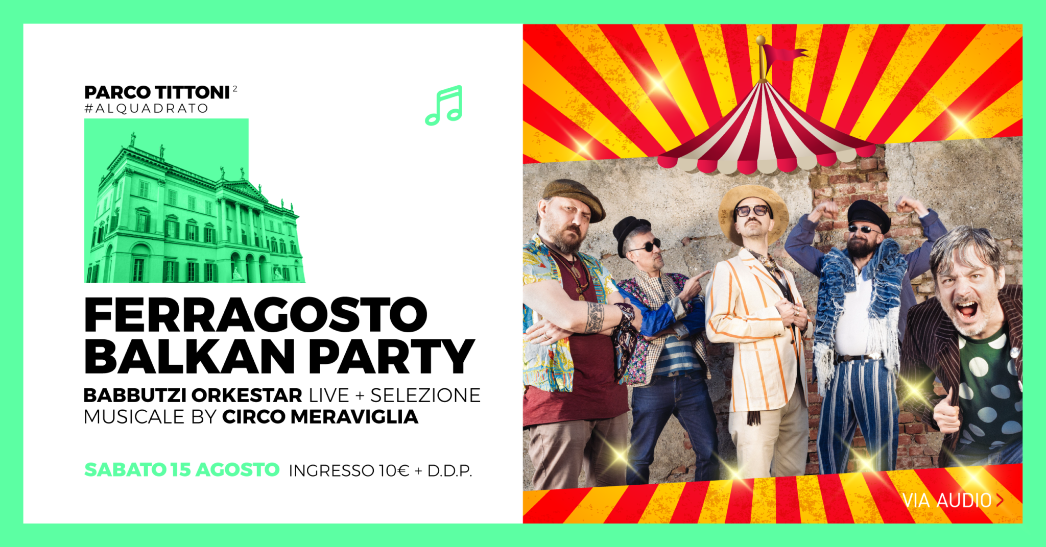 Parco Tittoni - Ferragosto Balkan Party