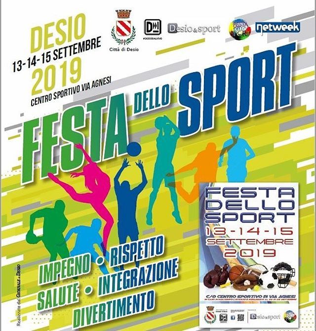 Festa dello Sport: Desio si prepara a un lungo week end di sport inclusivo e da veri campioni 
