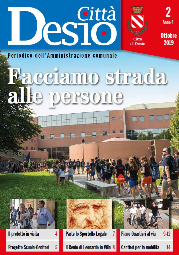 Desio Città, in distribuzione il numero 2/2019 dell’informatore comunale. Focus sul Piano Quartieri