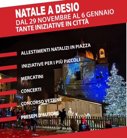 Natale a Desio: le iniziative in programma nella prima settimana