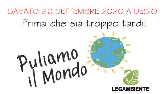 26 settembre, Puliamo il Mondo