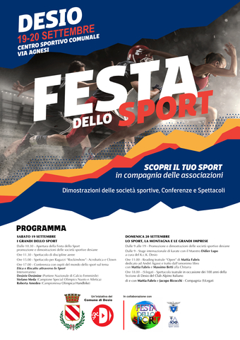 Centro sportivo di via Agnesi, Desio si prepara alla Festa dello Sport