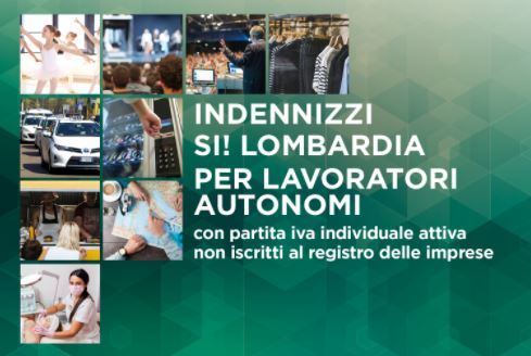 Si! Lombardia, un contributo regionale di 1000 euro per lavoratori autonomi con partita IVA individuale attiva non iscritti al Registro delle Imprese