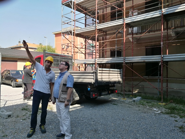 Case comunali di via per Bovisio, lavori in corso