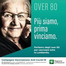 Vaccinazioni anti-covid per i cittadini che hanno più di 80 anni