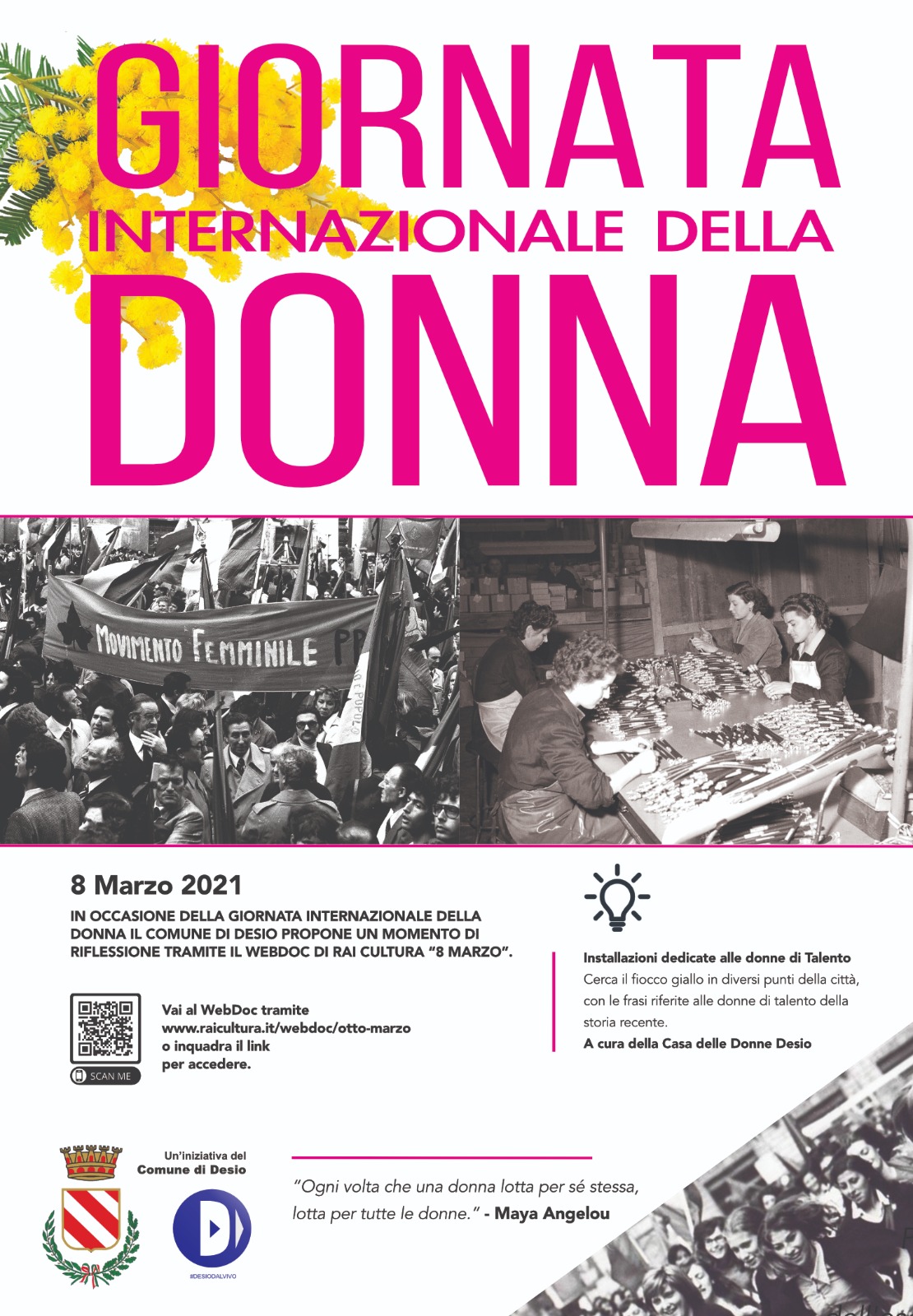 8 marzo a Desio, le donne tra passato e presente in un webdoc di Rai Cultura