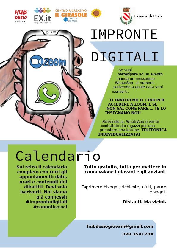 IMPRONTE DIGITALI - Giovani desiani 'insegnanti' dei più anziani, che ricambiano con saggezza e esperienza