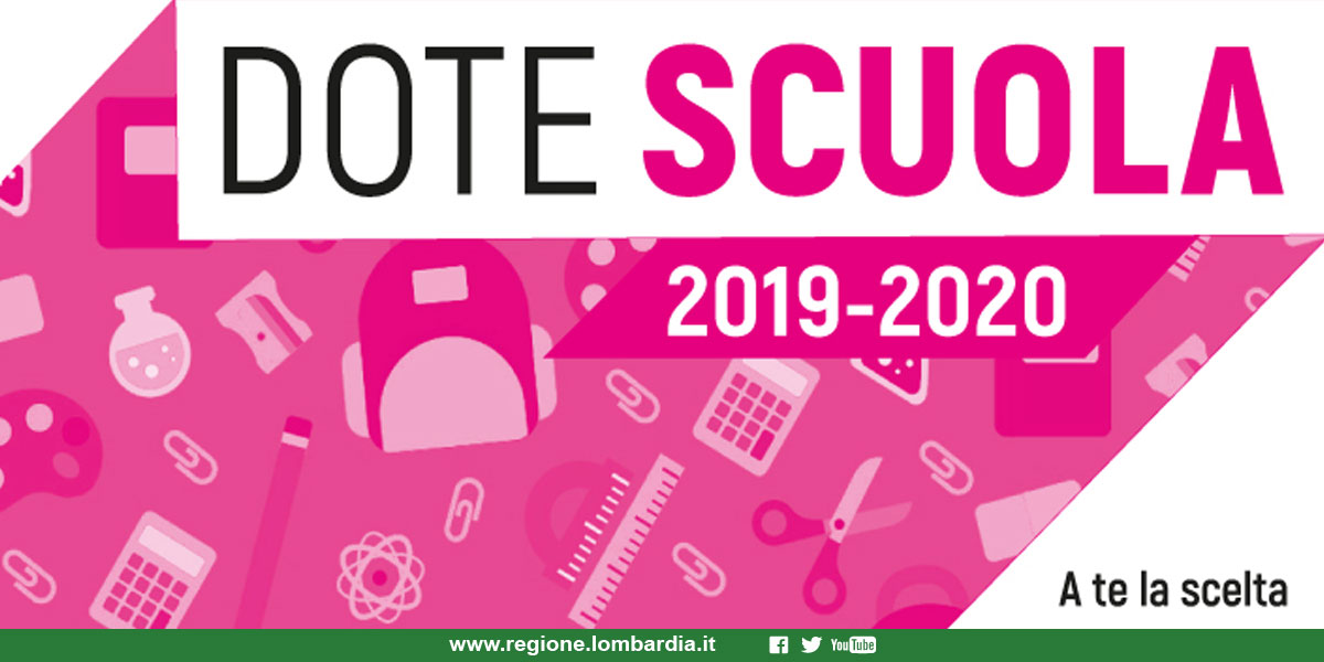 Dote scuola 2019/2020, c’è tempo sino al 31 ottobre per presentare domanda